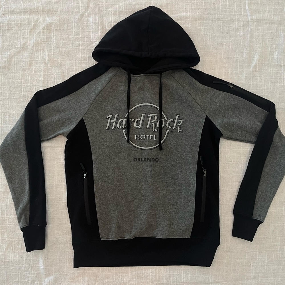 Hard Rock Hotel Orlando *Like New Dual Toned Men's Hoodie Sweater